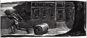 Colinet Tending the Lawn (illustration from Dr. Thornton